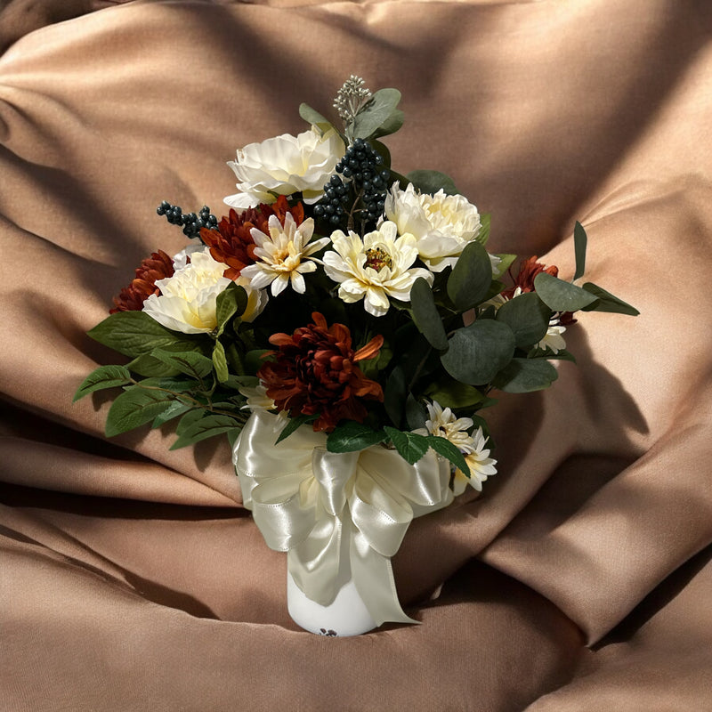 Silk sympathy arrangement